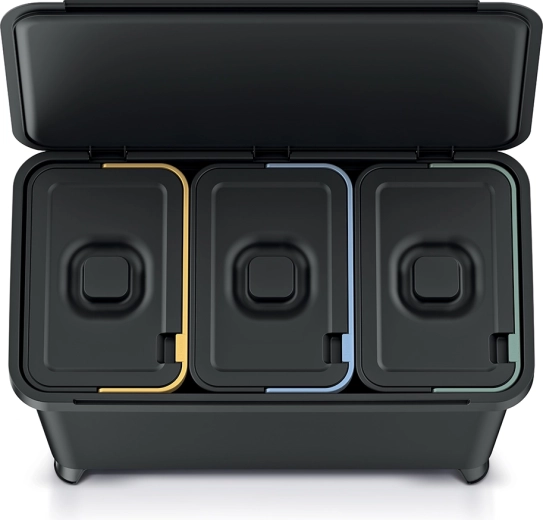 Přehledné třídění se 3 oddíly a barevným značením