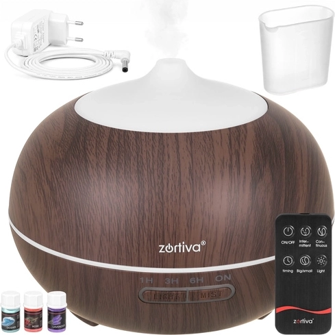 4v1: zvlhčování, aromaterapie, ionizace a LED světlo