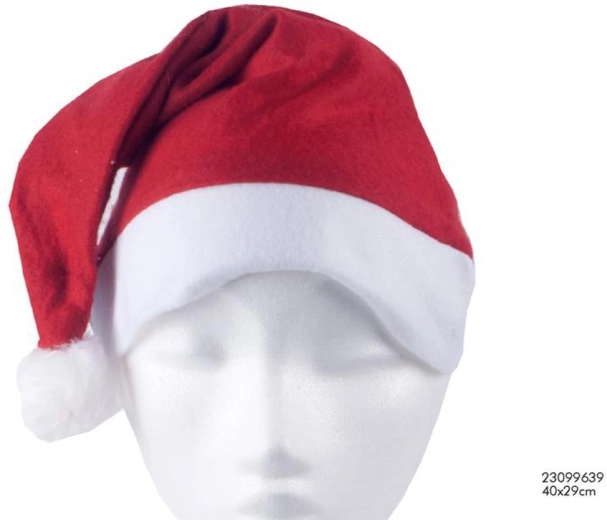 Čepice Santa červená a bílá