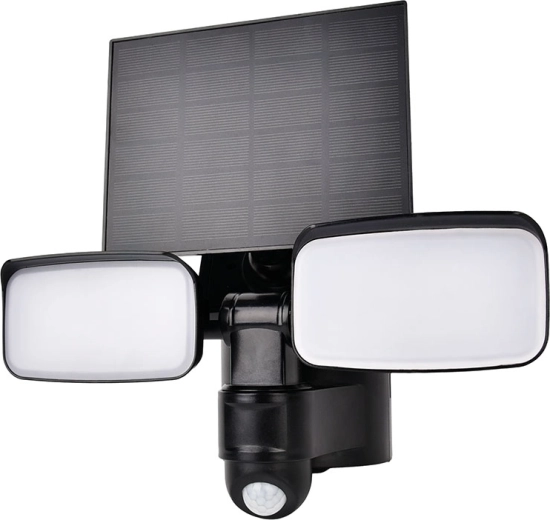 Solight LED solární venkovní světlo s pohybovým senzorem 9 W 850 lm 4000 K černé - 1 kus