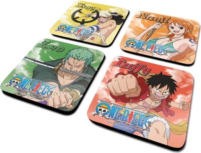 One Piece set podtácků