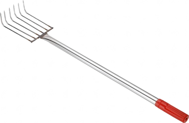 Zahradní kultivátor a hrabičky s 6 zuby, kovové, 106 cm