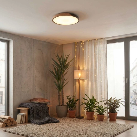 Design dub + černý kov do moderních interiérů