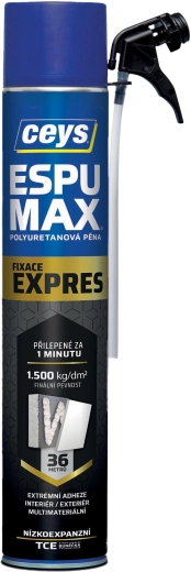 Montážní nízkoexpanzní pěna trubičková ESPUMAX EXPRESS CEYS 750 ml