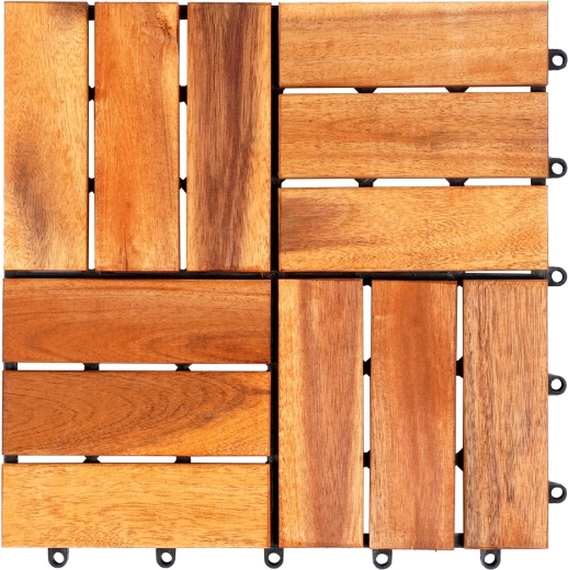 Přírodní akátové dřevo s odolnou povrchovou úpravou