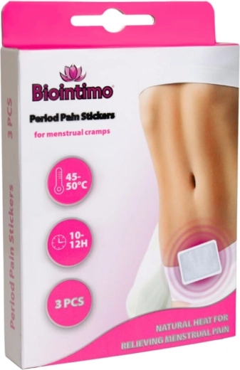 Biointimo hřejivá náplast proti menstruační bolesti (3 ks)
