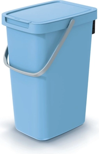 Odpadkový koš Systema Q Collect 12 l světle modrý