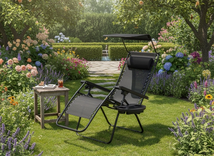 Sluneční baldachýn pro příjemný stín