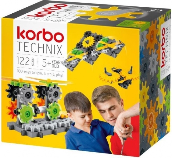 Korbo Technix stavebnice 122 dílků