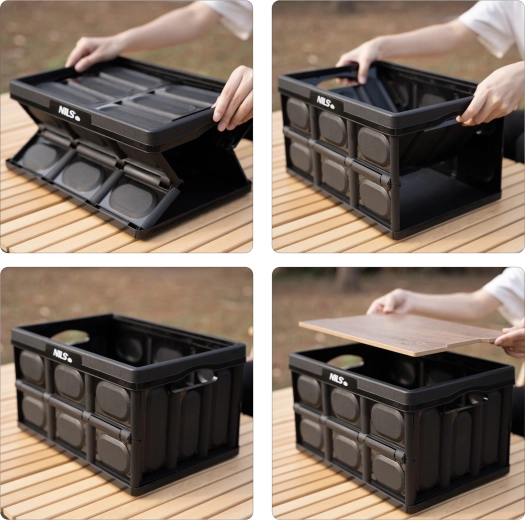 Skládací design šetří místo