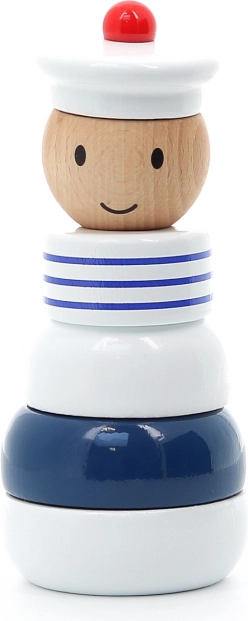 Dřevěná nasazovací věž ve tvaru námořníka