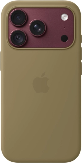 Apple silikonový kryt s MagSafe pro iPhone 18 Pro – olivový