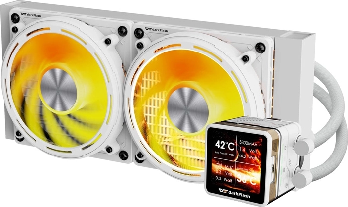 Vodní chlazení CPU DarkFlash Explore DE240 bílé