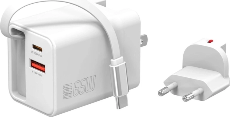 Integrovaný, navíjecí kabel „jo‑jo“