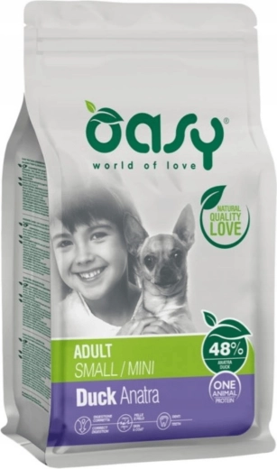 Oasy One Animal Protein Adult Small/Mini kachna 2,5 kg