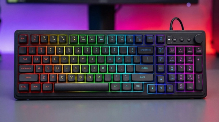 RGB podsvícení pro herní atmosféru