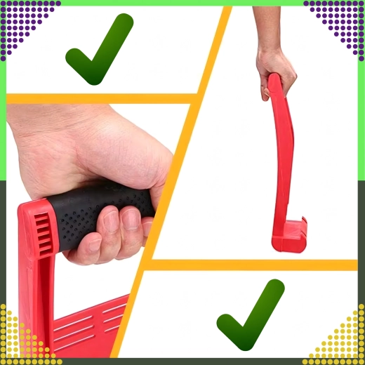 Ergonomická, protiskluzová rukojeť