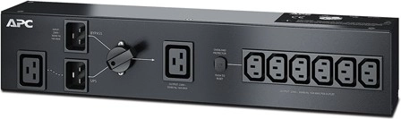 Servisní bypass SBP3000RMI 1f/1f 16 A, 6× C13/1× C19