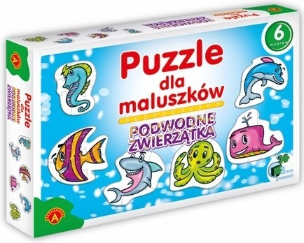 Puzzle pro nejmenší – podmořská zvířata