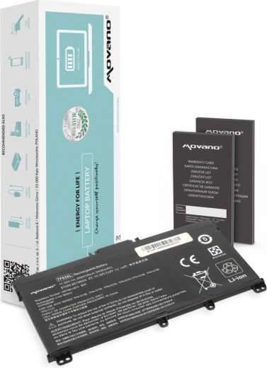 Baterie Movano TF03XL pro HP Pavilion 14-bf, 14-bp a 15-cd (3400 mAh, 39 Wh)
