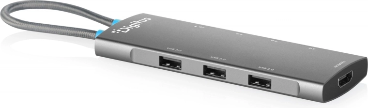 Dokovací stanice USB-C s 8 porty, HDMI 4K 60 Hz a Power Delivery 100 W