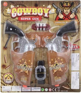 Sada kovbojských pistolí