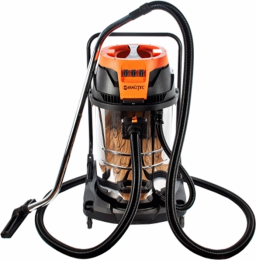Maltec TurboVac průmyslový vysavač 3000 W, 80 l INOX