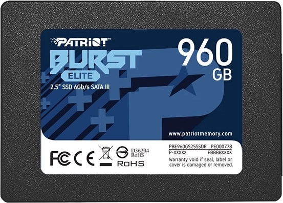 Kapacita 960 GB pro systém i data