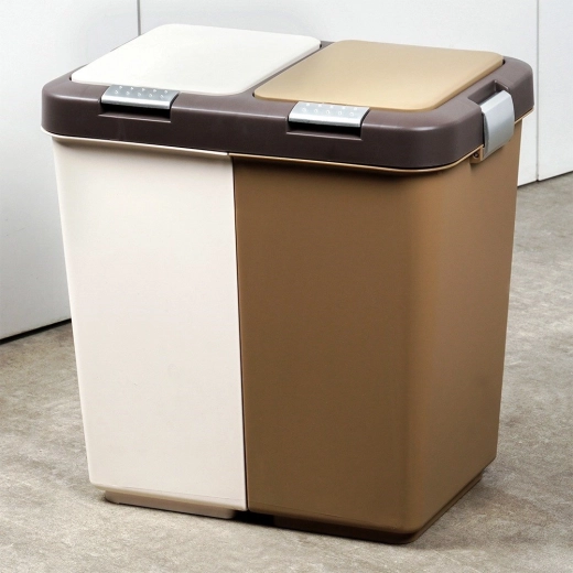 Dvě samostatné komory pro snadné třídění