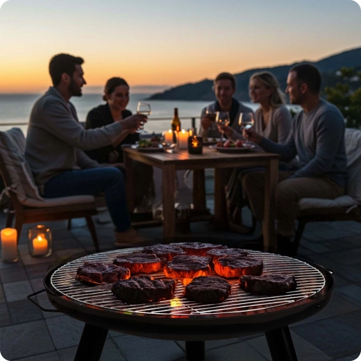 Grilovací rošt pro rychlé občerstvení