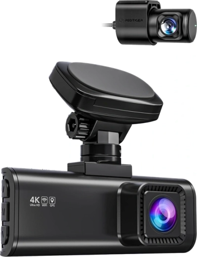 4K záznam vpředu a Full HD vzadu