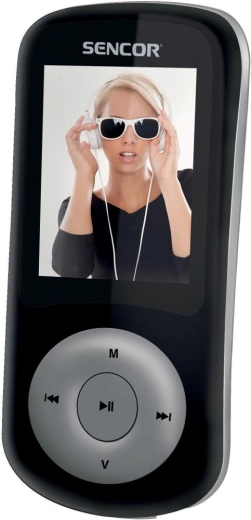 Sencor přenosný MP3/MP4 přehrávač SFP 5870 BS 8 GB