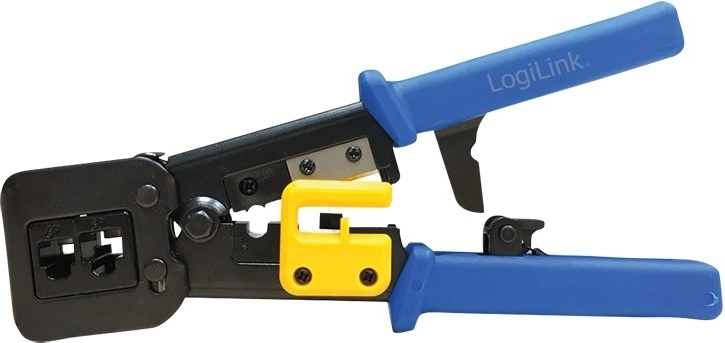Zaciskovací kleště LogiLink na RJ11/RJ12/RJ45 (EZ) s ráčnou a střihačem
