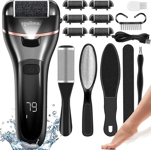 Elektrický pilník na chodidla SOULIMA – sada