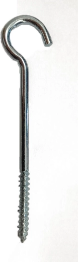Lustrový hák pozinkovaný 20 × 4,8 mm, balení 100 ks