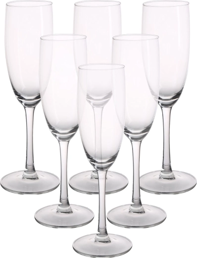 Diamond sada 6 sklenic na šampaňské 180 ml
