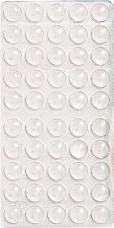 Samolepicí tlumiče nárazů 10 mm (50 ks)