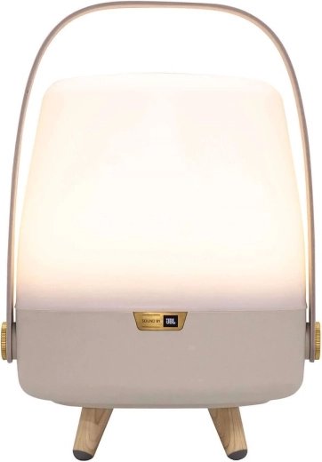 Kooduu Lite-up Play Mini přenosná lampa s reproduktorem JBL – Béžová