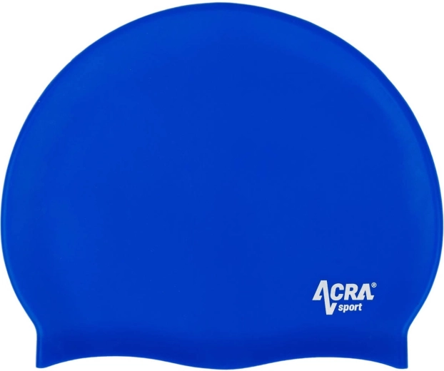 Acra silikonová plavecká čepice – Modrá