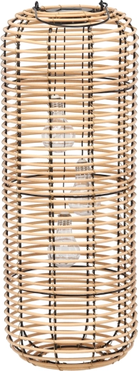 Solární hnědá lucerna 62 cm