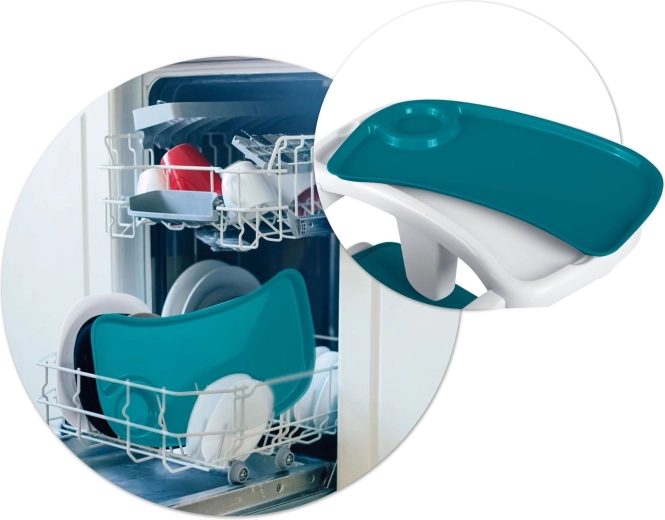 Snadné čištění díky dvojité tácce