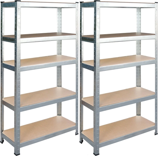 Kovový regálový set 2 ks 150 × 75 × 30 cm Humberg