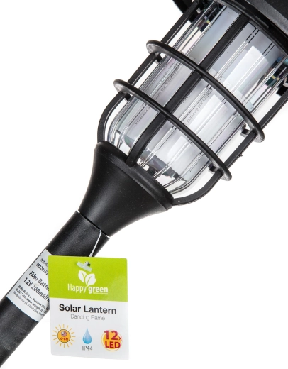 12 LED se žlutým světlem a efektem svíčky