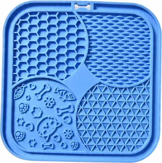 Texturované zóny pro pomalejší krmení