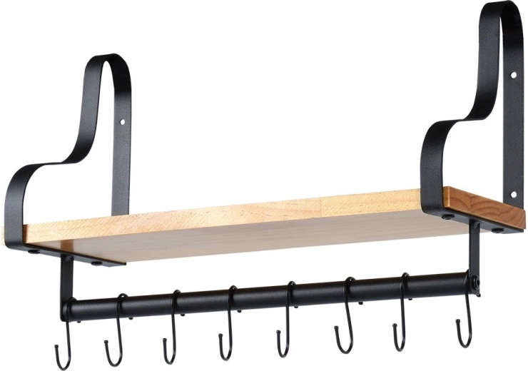 Pevná kombinace kovu a přírodního dřeva