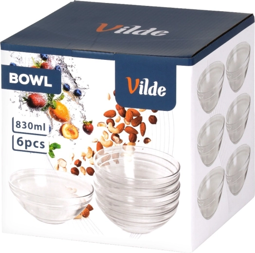 6× miska 830 ml pro univerzální servírování