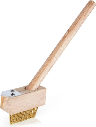 Kartáč na plevel s kovovou škrabkou 35 cm