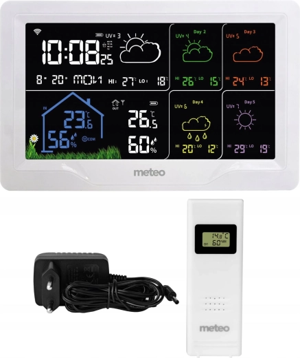 WiFi meteorologická stanice s předpovědí počasí