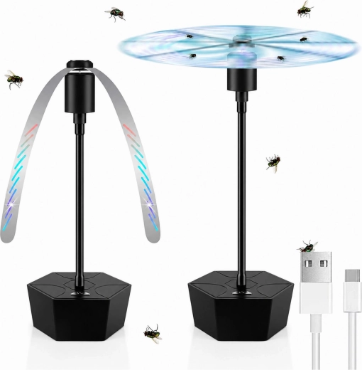 Přenosný usb ventilátor proti mouchám a komárům