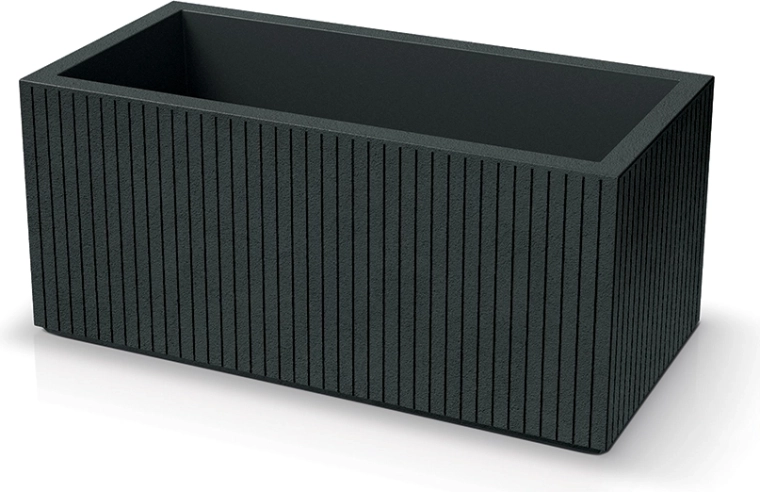 Květináč CORO CASE 80 cm tmavě šedý